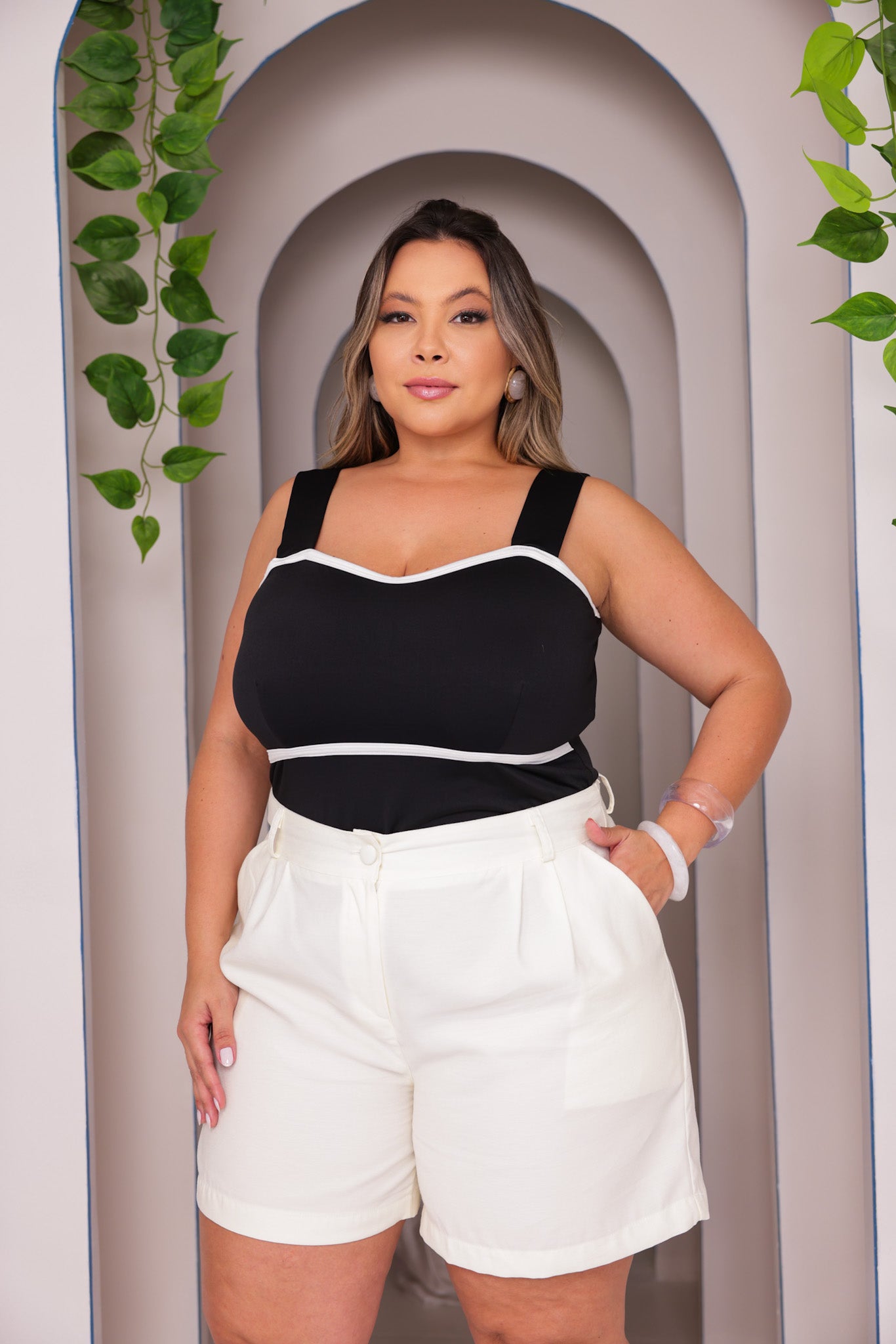 Body Alça Grossa - Catarina